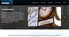 Desktop Screenshot of preferreddevelopment.com