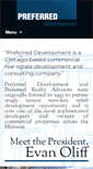 Mobile Screenshot of preferreddevelopment.com